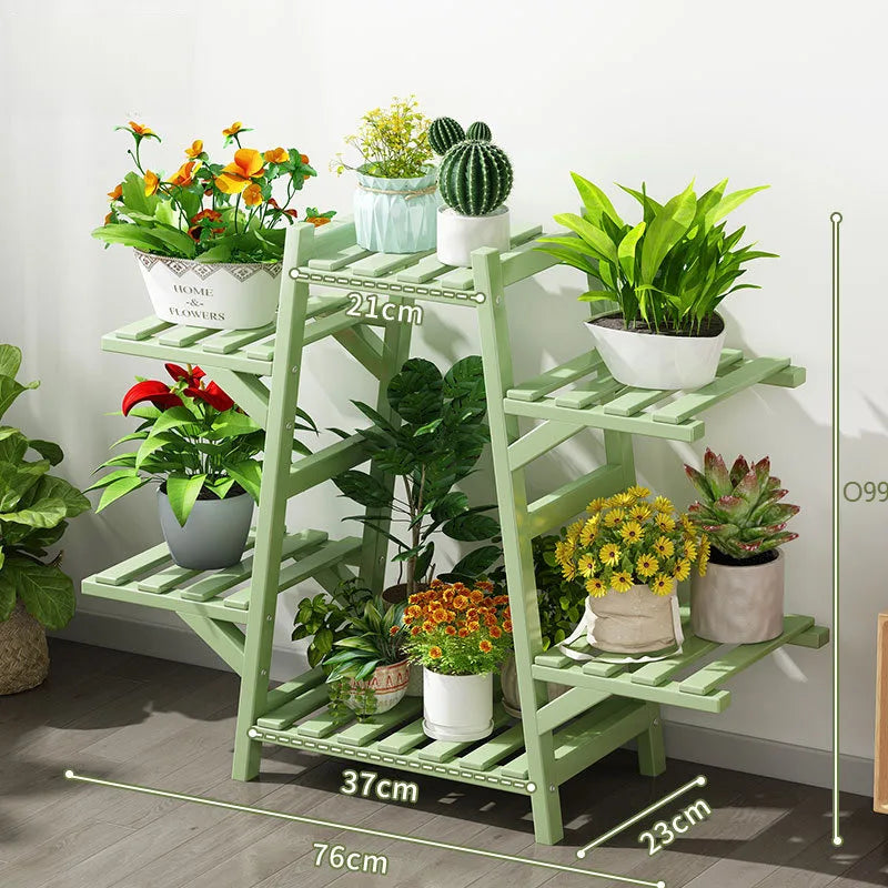 Floor-standing Rack Multi-layer Balcony Flower Rack Living Room Plant Rack Flower Pot Rack Climbing Flower Rack Succulent Plant