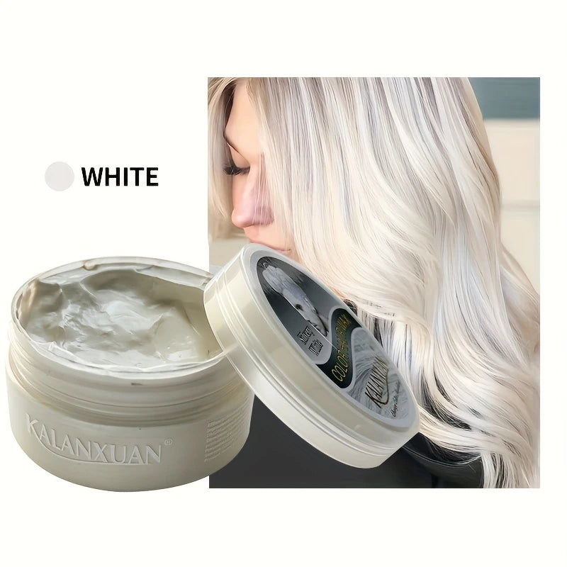 9-Color Temporary Hair Color Wax &Hair Styling Paste,Disposable Colorful Hair Dye Cream for Unisex Adult for Hair Coloring Style