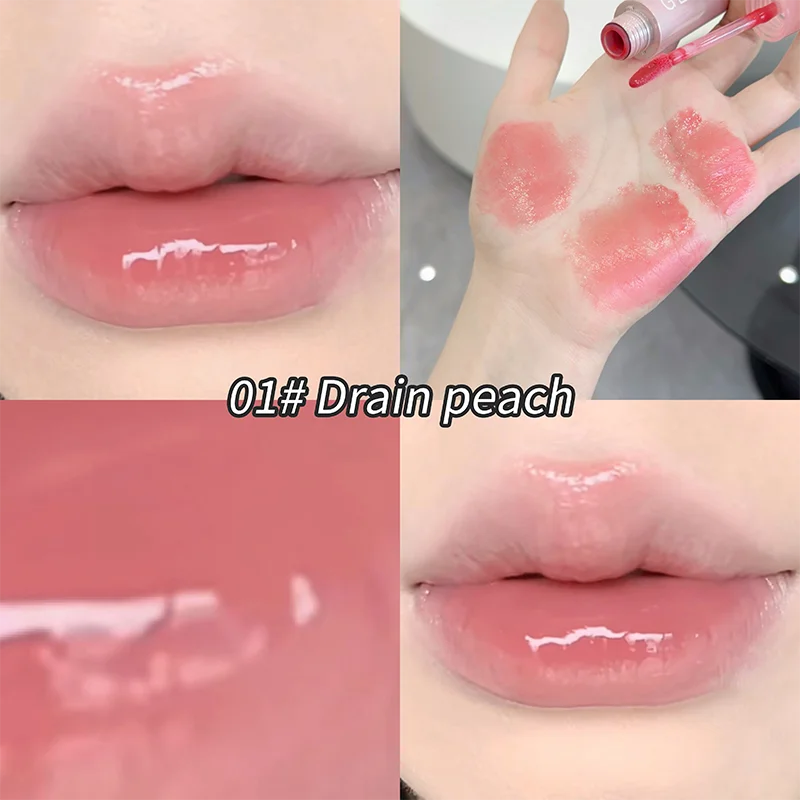 Water Sense Ice Translucent color Lip gloss Mirror water light toot lips appear tender pure water to hold makeup lip glaze