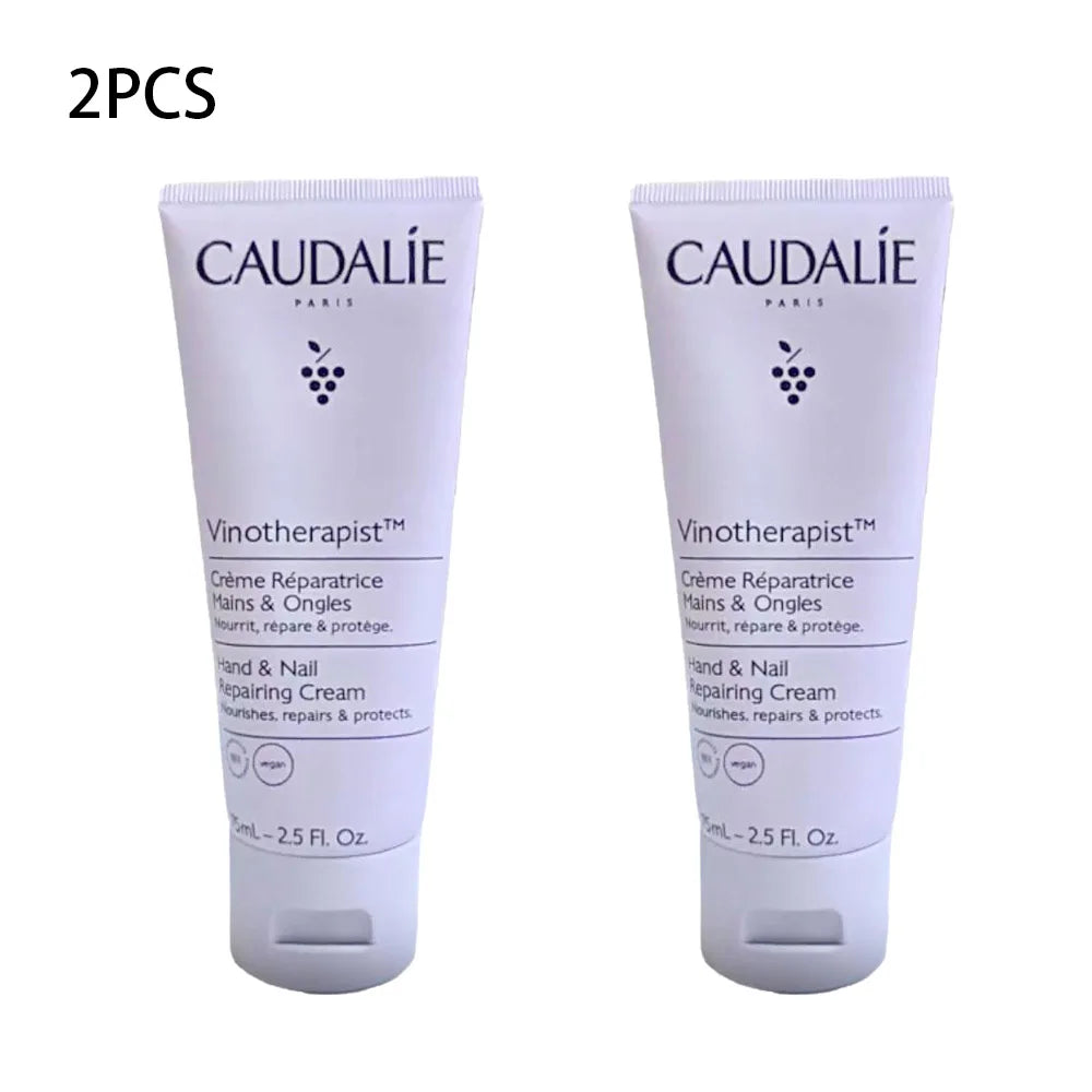 Caudalie 2PCS Grape Seed Moisturizing Hydrating Dry and Rough Hand Cream Added Nail Care Ingredients 2026 Winter Gift