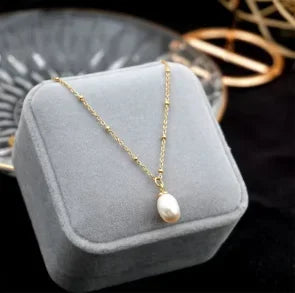 Merci Girl 18K Gold-Plated Triple-Layer Pendant Necklace — Stainless Steel, Waterproof & Colorfast