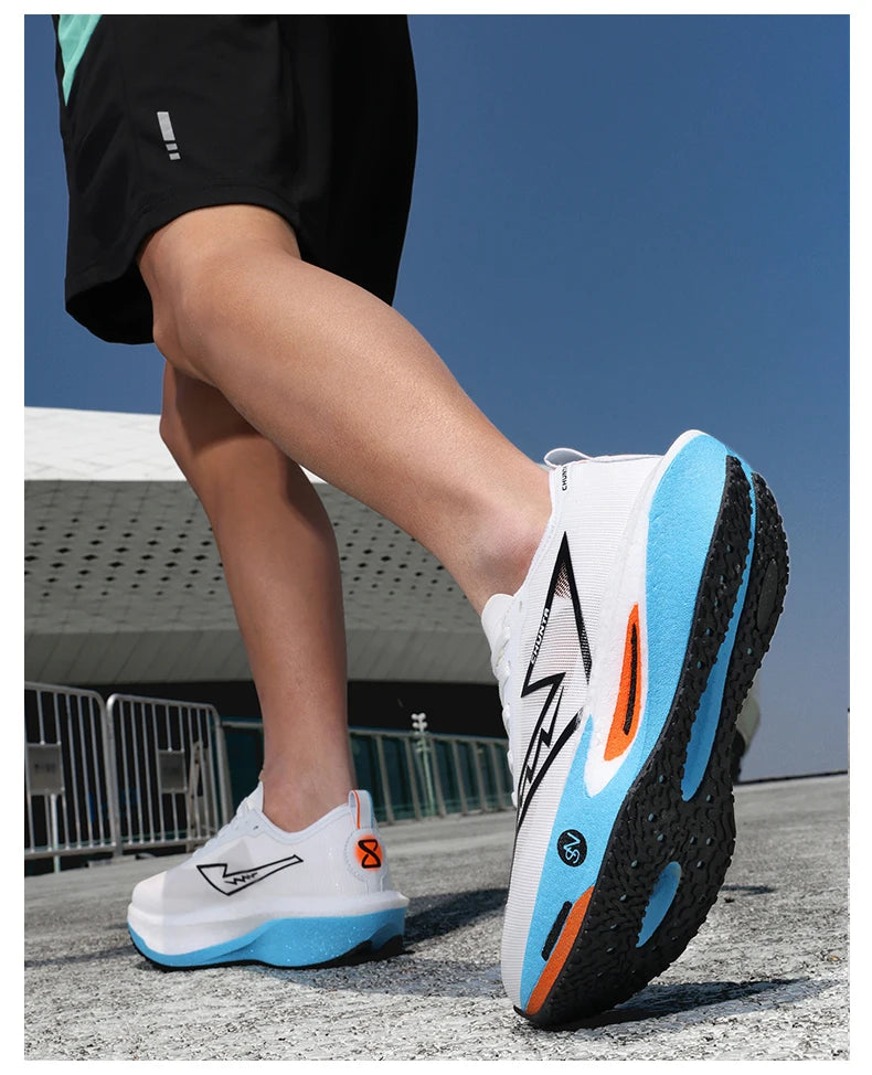 NEW Running Shoes Carbon Board Marathon Men Sports Breathable Lightweight Women's Comfortable Athletic Nonskid Sneakers Casual