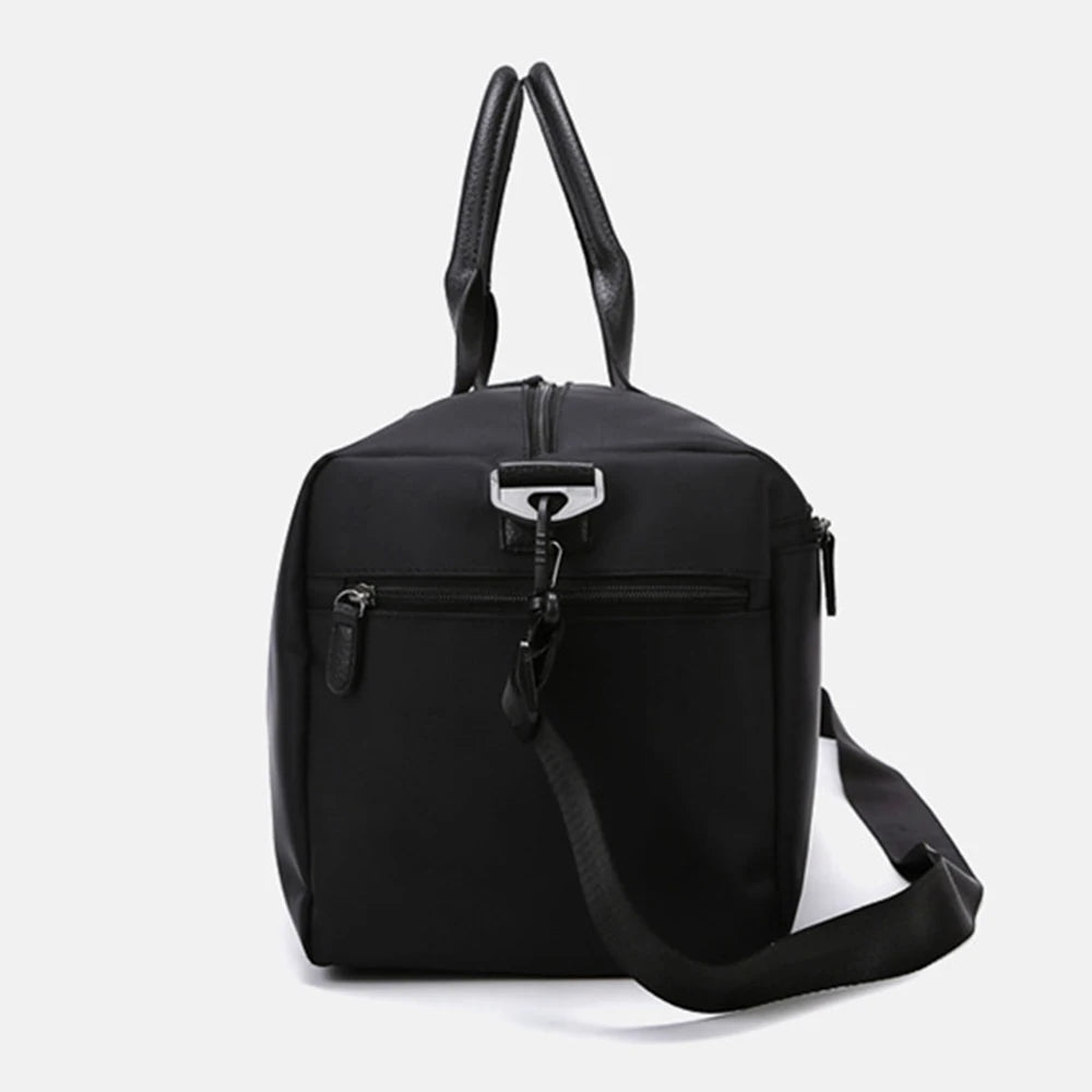 Travel Duffle Large Capacity Handbag Custom Name Canvas Business Trip Storage Bag Personalized Crossbody Bag Luggage Tote Bag