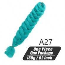 Xpression Synthetic Big Braids Crochet Hair Braids Extensions Yaki Straight Hair Women's Jumbo Braids Hair Daily Wear