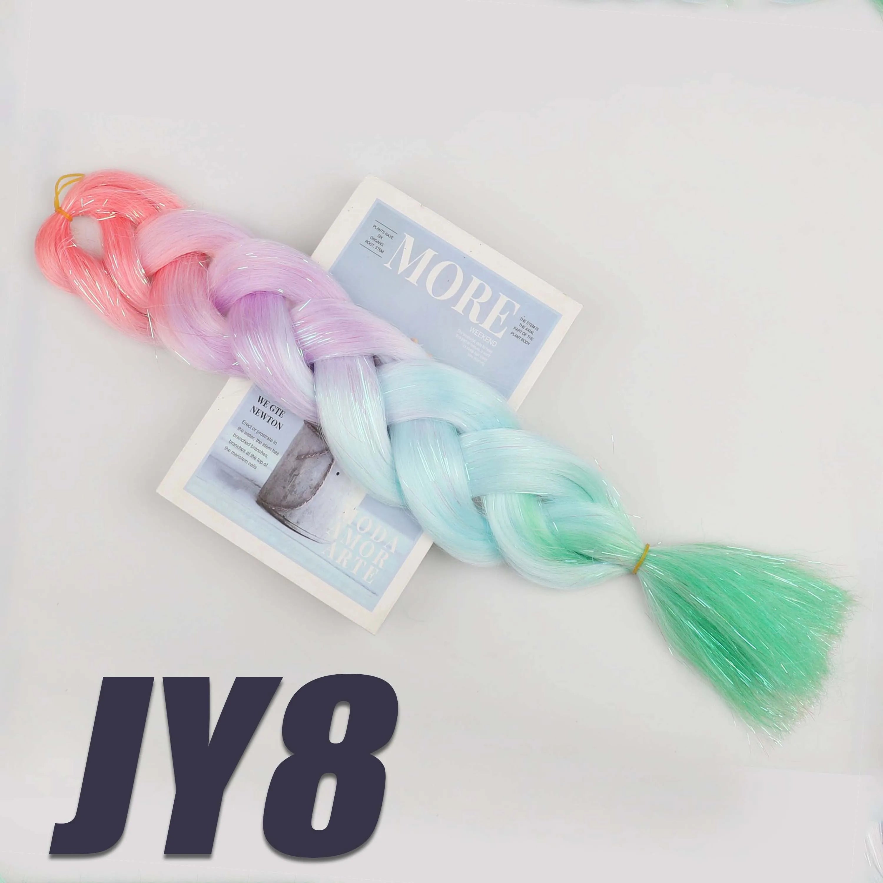 Synthetic Kanekalon Crochet Hair Braiding Hair Pre Stretched Curly Jumbo Braids Extensions Hair Accessories For Girls Braids