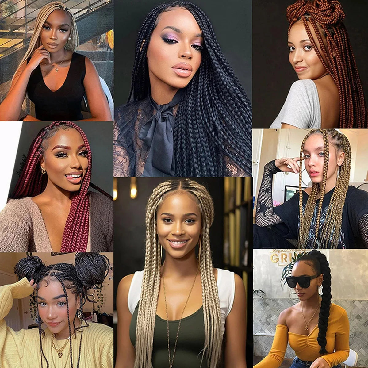 Sheila Beauty Pre-Stretched Braiding Hair — Soft Yaki Jumbo EZ Crochet Extensions (3-Strand Pack)