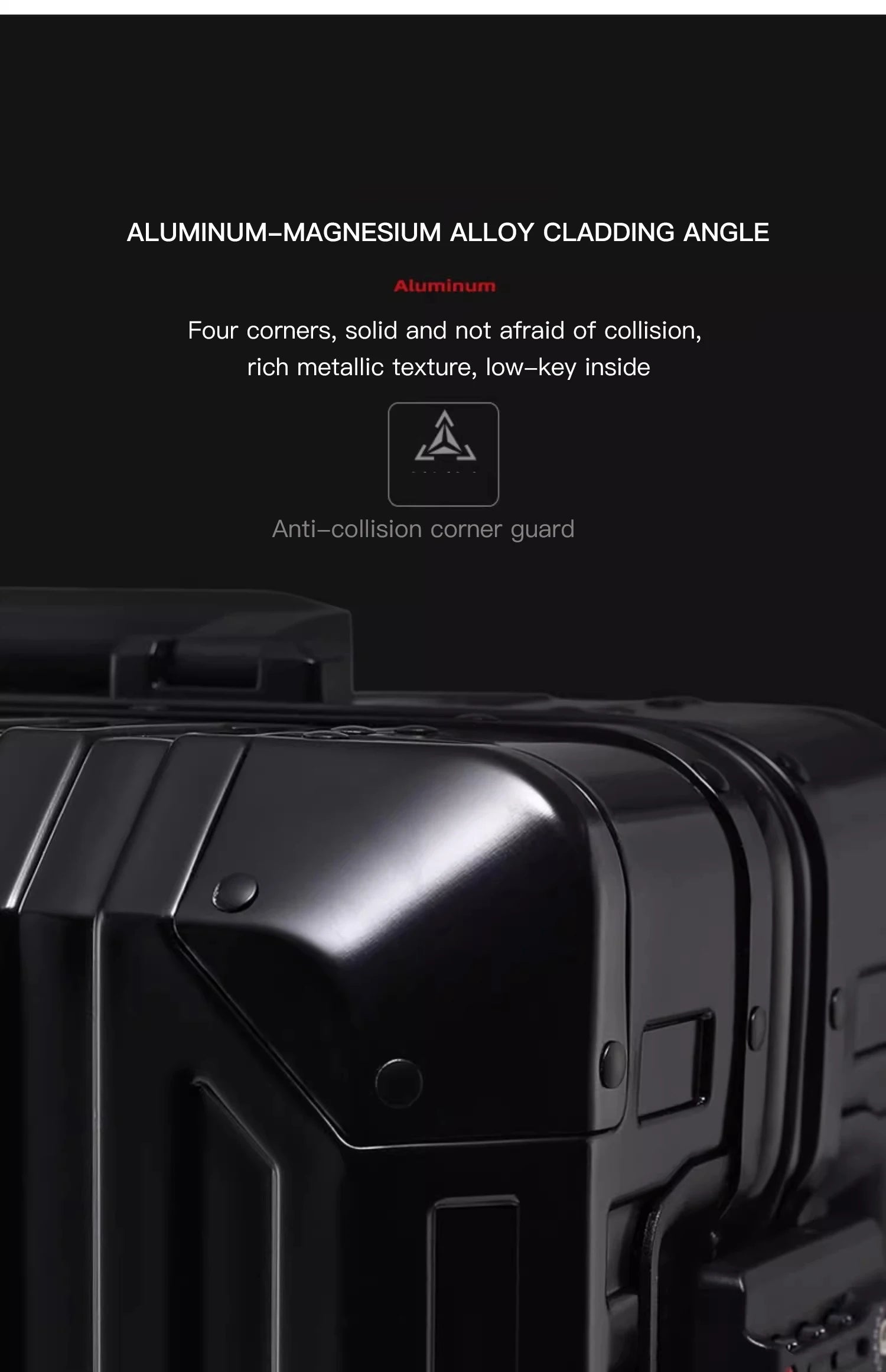 20"24"28" Inch Aluminum Trolley Suitcase Waterproof Metallic Cabin Luggage Trolly Bag With Wheels