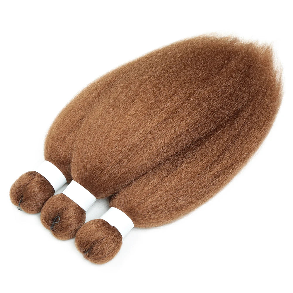 Synthetic Crochet Vixen Bundles 26 inch Kinky Straight Crochet Hair for Black Women Premium Synthetic Fibers Crochet Braids