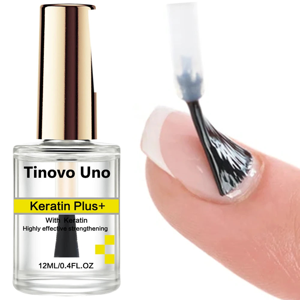 Tinovo Uno Nail Polish Metallic Rose Gold Nail Strengthener Fast Drying Mirror Normal Nails Lacquer Varnish for Manicure Nailart