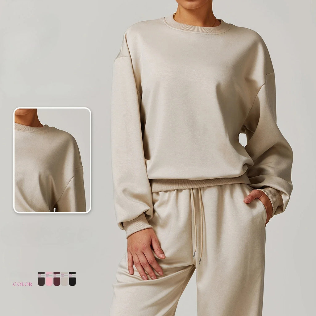 Women’s Classic Crewneck Sweatshirt – Loose Fit Pullover