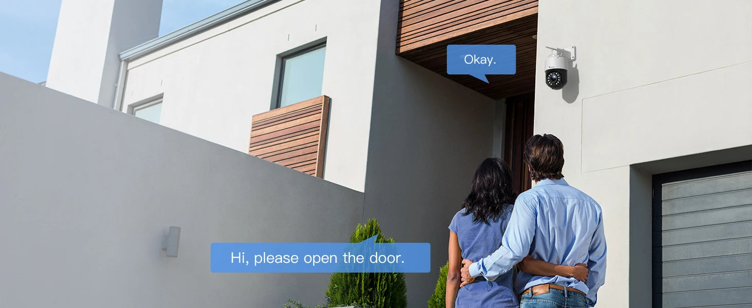 Ctronics Real 4K 8MP Surveillance Camera WiFi 5G Outdoor 360 16X 5X Optical Zoom Security Camera UHD Night Vision Auto Tracking