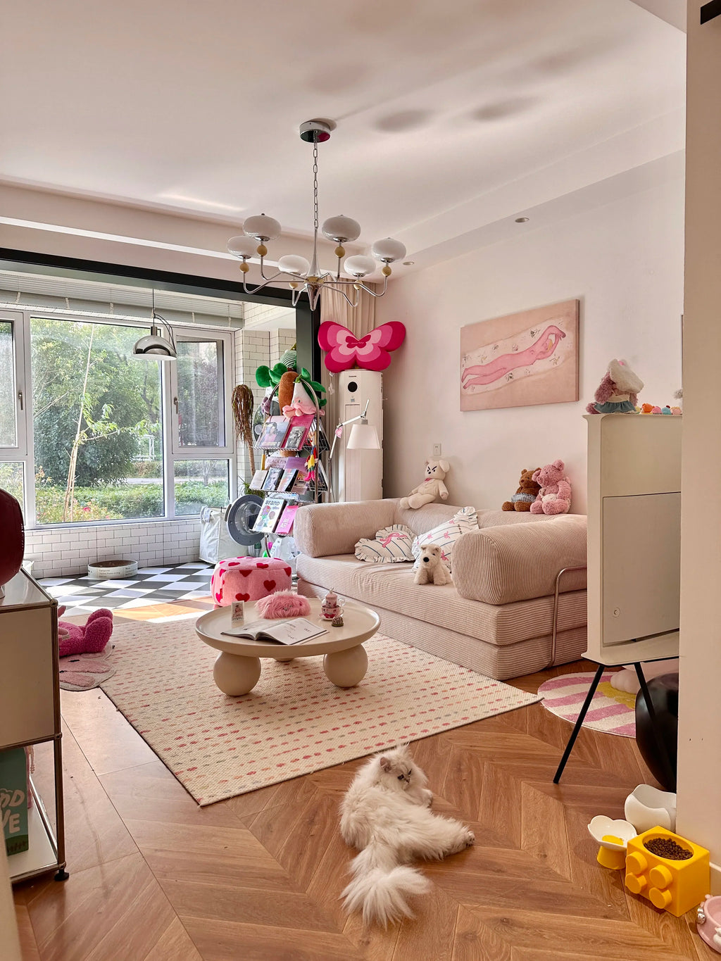 2025 New Elegant Italian Compressed Sofa Minimalist Retro Corduroy Sofa Bed Foldable Washable Customizable for Living Room