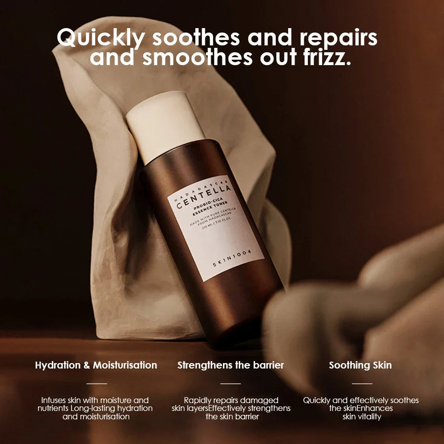 Skin1004 Korean Skincare Centella Duo - Probiotic Ampoule+Essence, Redness Soothing & Barrier Repair