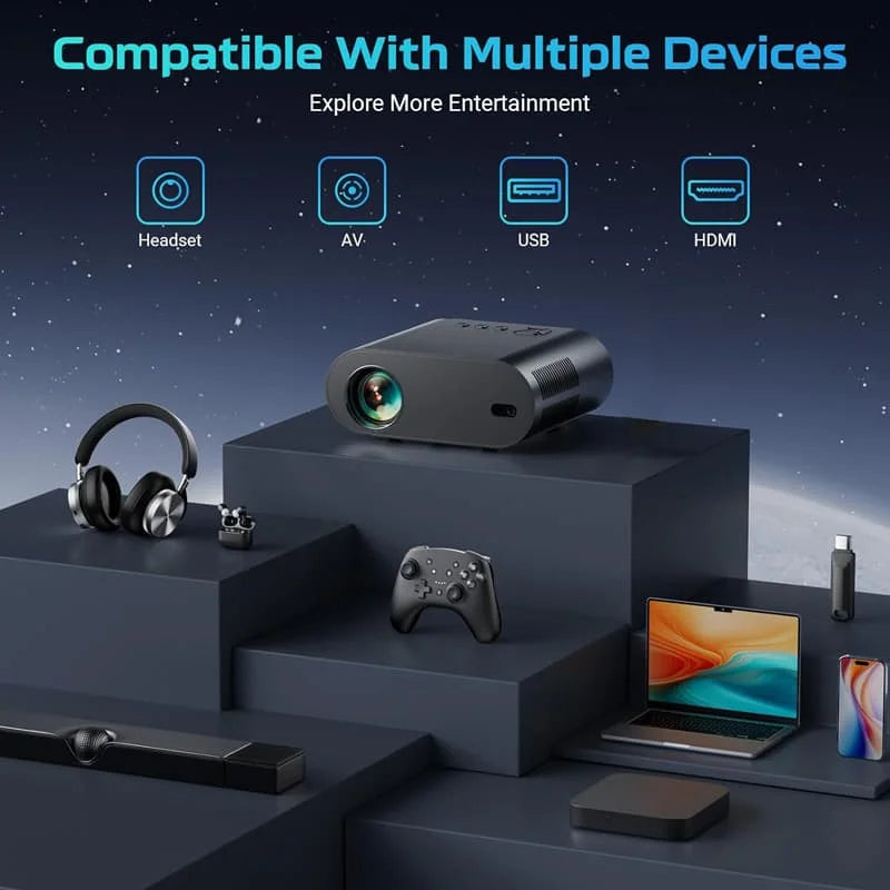 2025 Huaweishi L007 4K Smart Home Cinema Projector