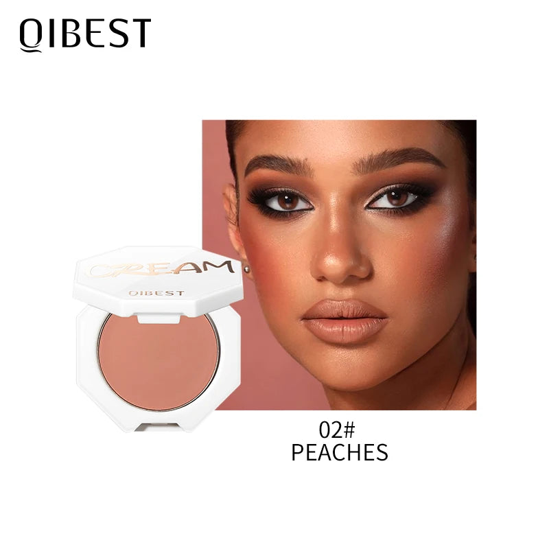QIBEST Matte Blush Rouge Palette — Long-Lasting Natural Glow