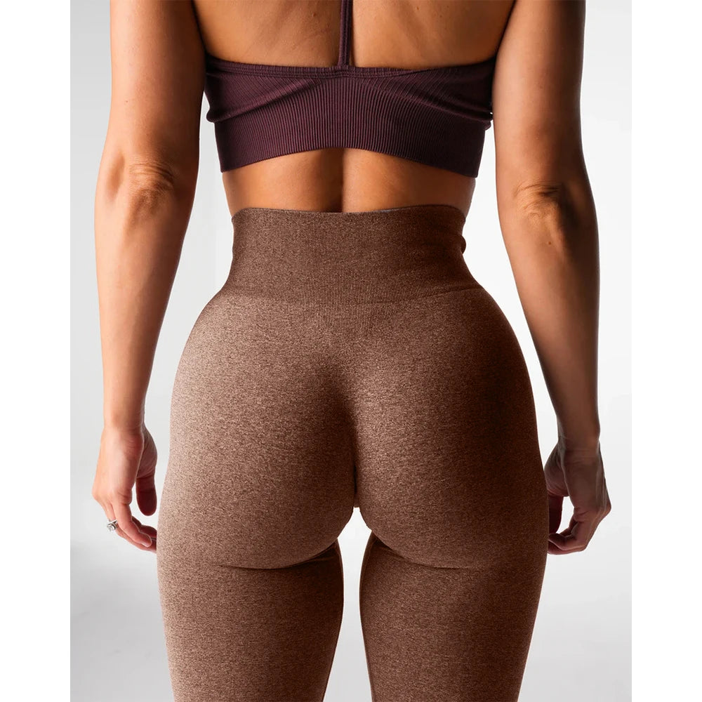 Effortless Flare Leggings — Seamless High-Waist Yoga Pants, Second-Skin Soft