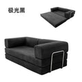 2025 New Elegant Italian Compressed Sofa Minimalist Retro Corduroy Sofa Bed Foldable Washable Customizable for Living Room