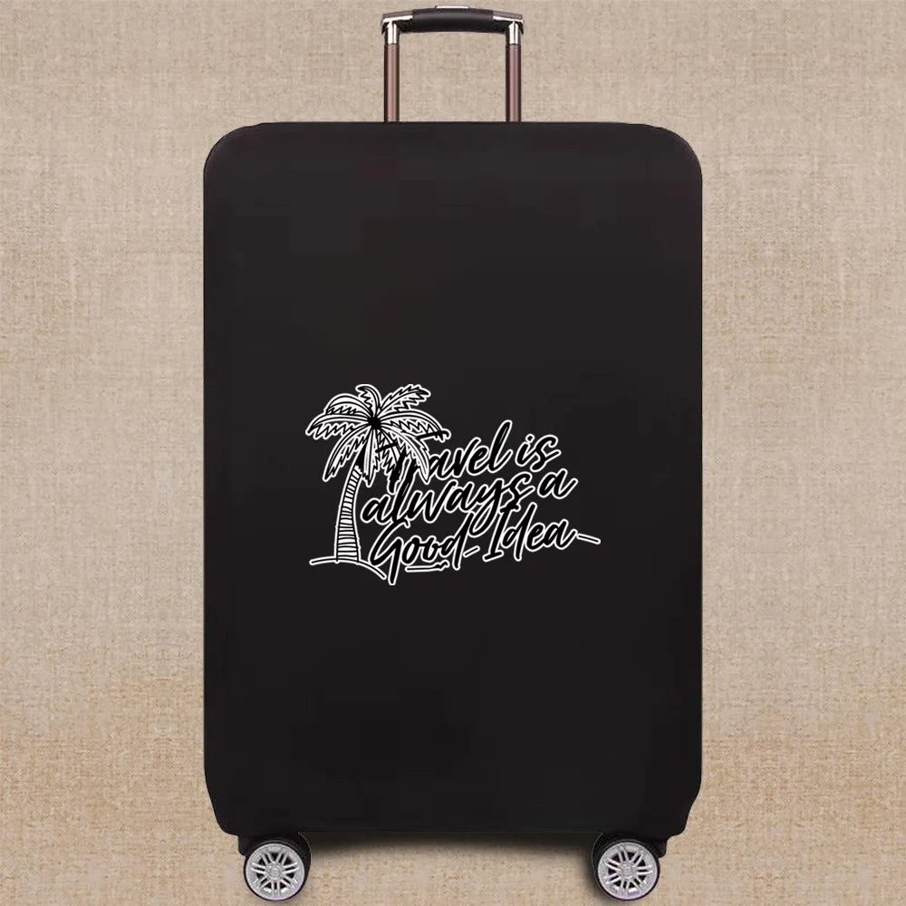 Travel Elastic Protective Cover Luggage Case Travel Global Pattern Series Luggage Cover 18-32inch Travel Accessories