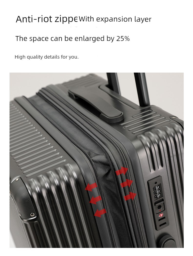 Extra Large Zipper Luggage with Extended Riot Control