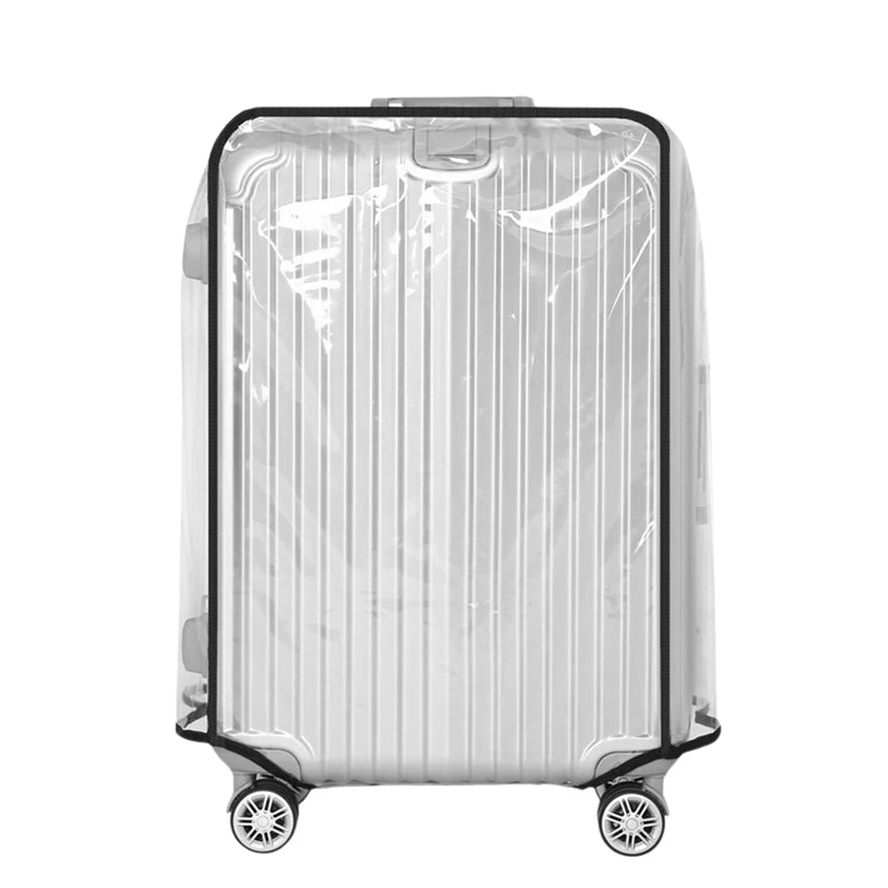18-30inch Luggage Cover PVC Travel Luggage Protector Waterproof Suitcase Cover Protectors Scratch-resistant for Wheeled Suitcase