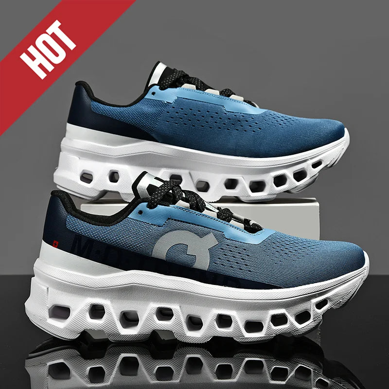 Men’s Breathable Air-Cushion Running Shoes – Lightweight Graffiti Sneakers