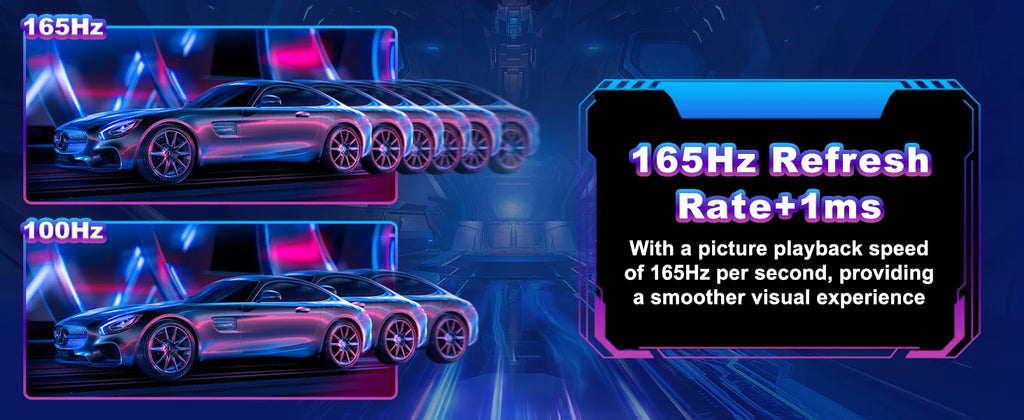 27" Curved Pink QHD Gaming Monitor — 165Hz | 1ms GTG | HDR10