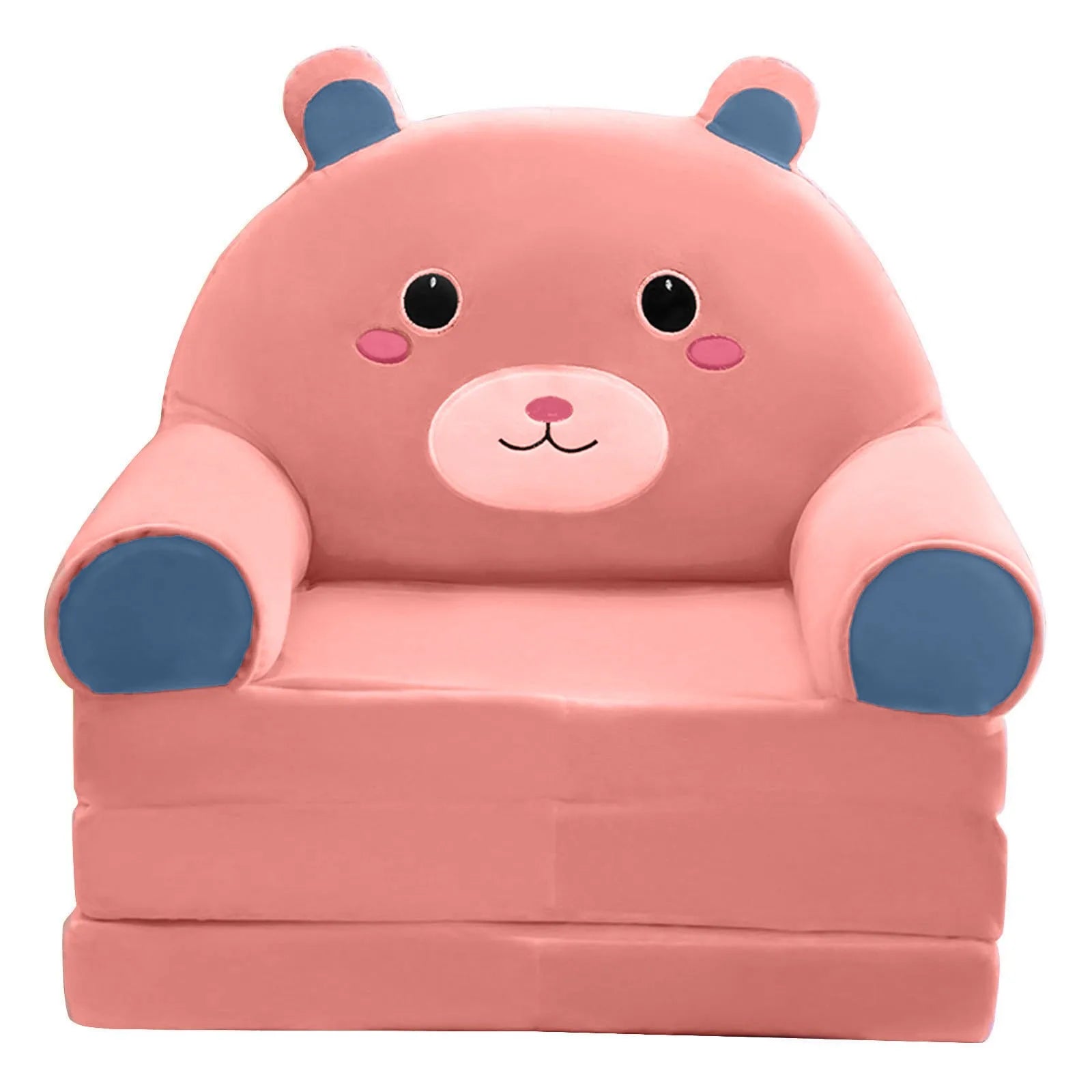 Children'S Two-In-One Multi-Layer Folding Sofa Plush Cartoon Sofa Kindergarten Baby Chair Multi-Functional Children'S Cushion