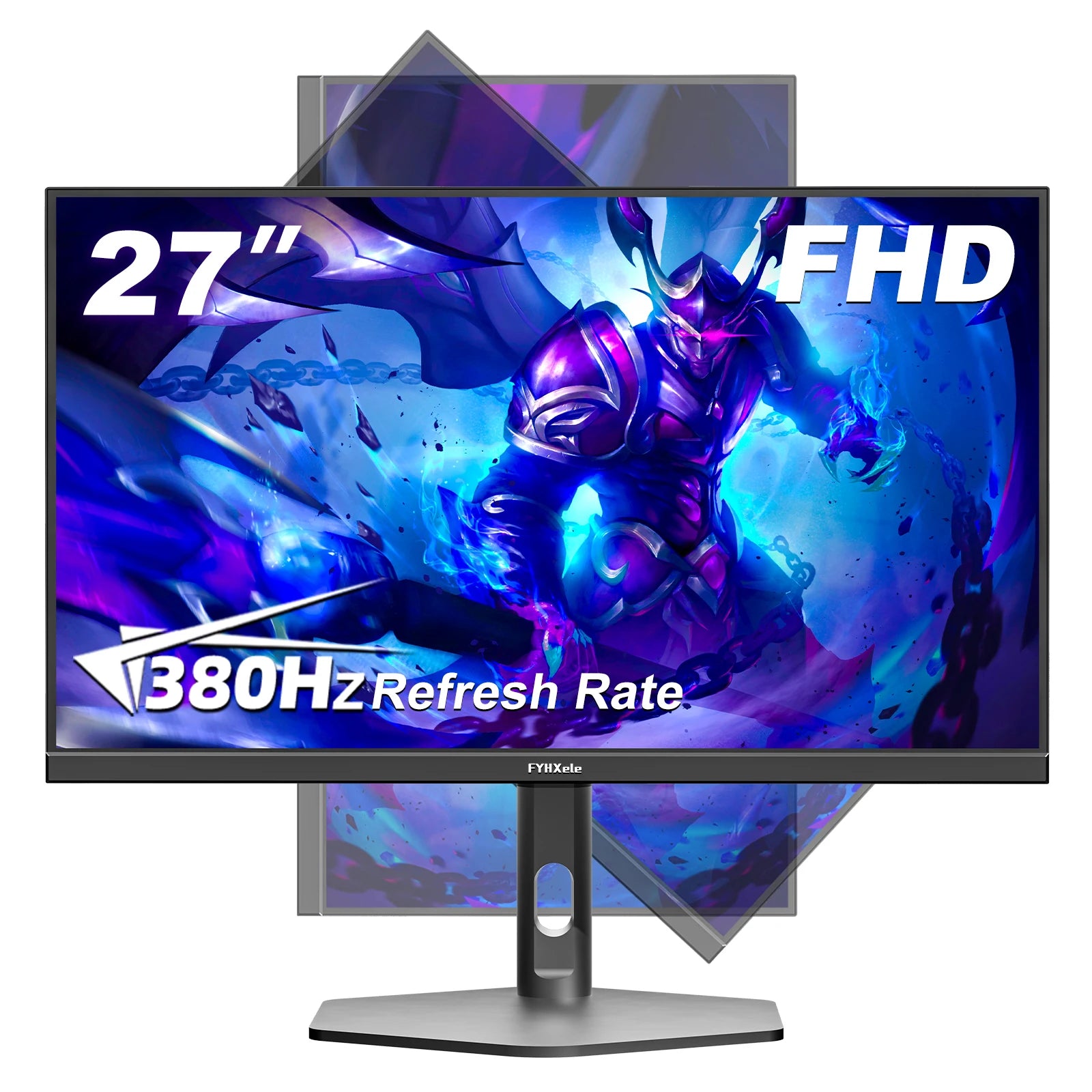 FYHXele 27" 1080p Fast IPS Esports Monitor — 380Hz* | 0.5ms GTG | FreeSync | HDR | Pivot Stand