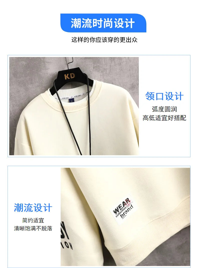 Men Women T Shirt Pullover Oversized Korean Version Long Sleeve Top Cartoon Cat Graphics T-Shirt Harajuku Casual Men's Clothing