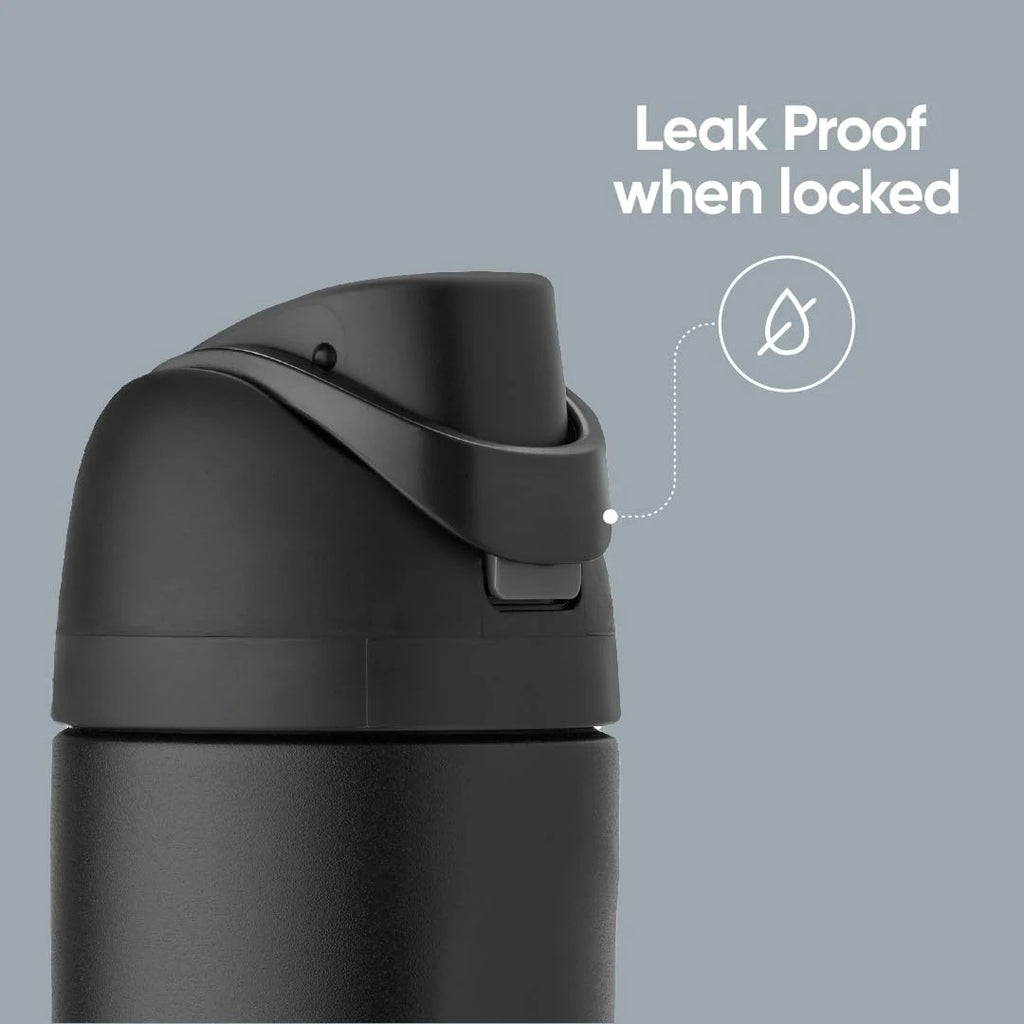 Stainless steel insulated water bottle with straw for sports, travel and school Suitable for all kinds of adventures