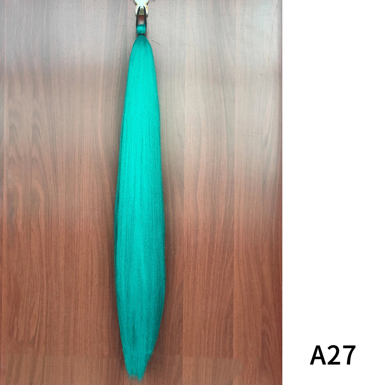 Synthetic Purple Ponytail Extension with Rubber Band Long Straight DIY Braided Pony Tail Hairpiece Women Hair Accessories