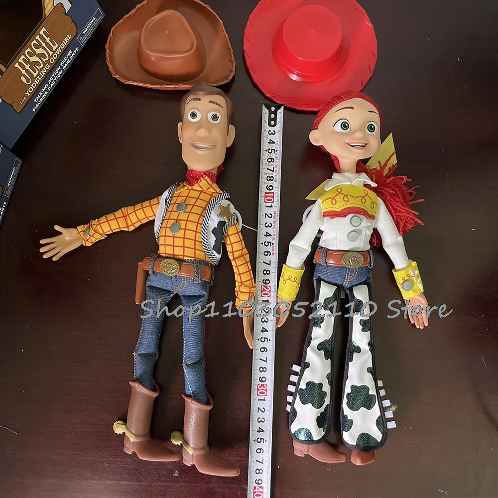 Toy Story 4 Talking Woody Jessie Action Figure Sing Soft Cute  Anime Figure Decoration Birthday Model Gift Toys