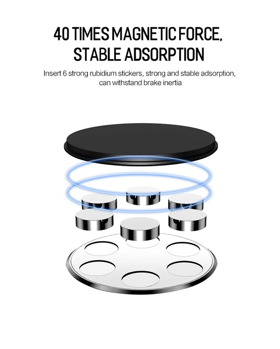 Metal Magnetic Car Phone Holder for Audi A4 B5 B6 A3 A5 A6 C6 C5 A1 A7 A8 Q2 Q3 Q5 Q7 Q8 Accessories styling