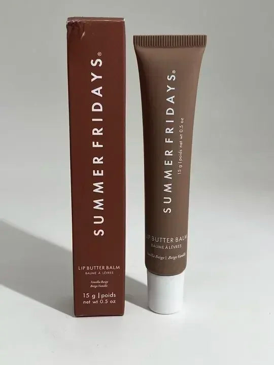 Summer Fridays Lip Balm Gloss — Moisturizing Mirror-Shine Lip Oil (Vanilla • Pink Sugar • Coffee Cake • Clear)