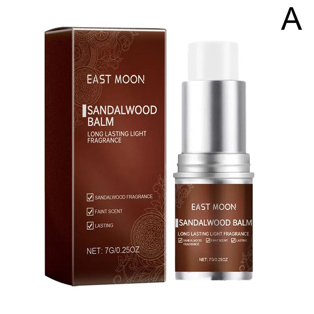 7G NEW Men Sandalwood Balm Series Lasting Scent Keep Fresh Dating Flirting Improve Temptation Body Light Fragrance Solid Balm