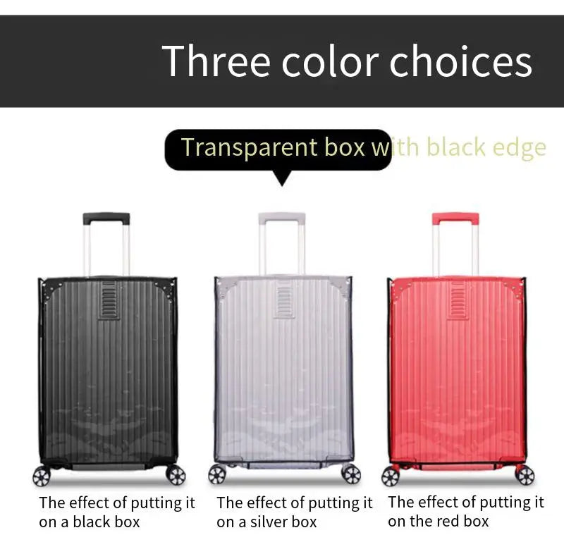 Suitcase protective cover, transparent dust-proof cover, suitcase protective cover