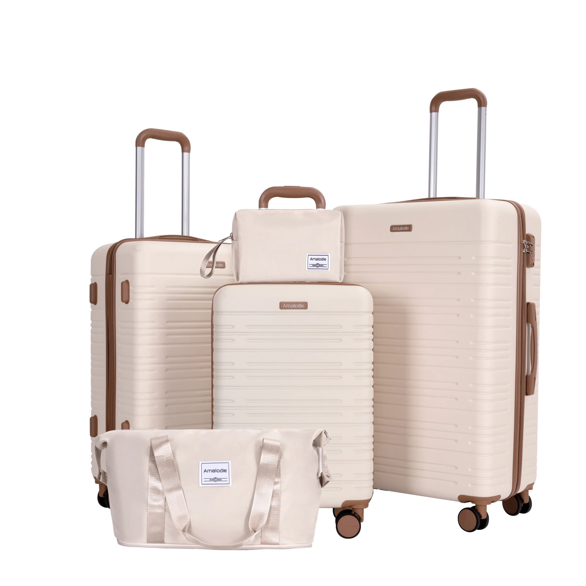 Luggage Sets 3-Piece Suitcases with Double Spinner Wheel,Suitcase Set ABS Hard Case Luggage with TSA Lock