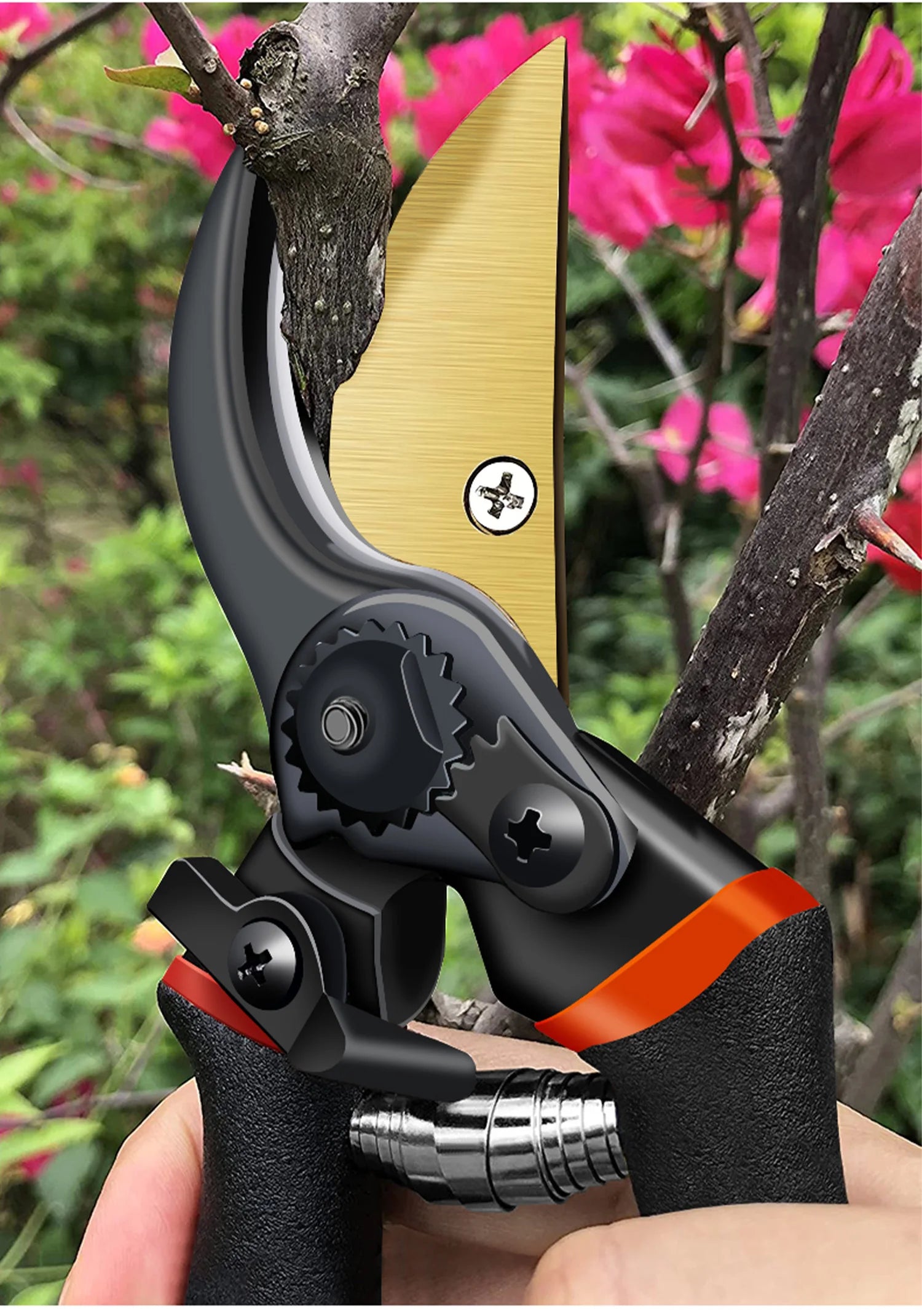 AIRAJ Bypass Pruning Shears – Heavy-Duty Ultra-Sharp Hand Pruners