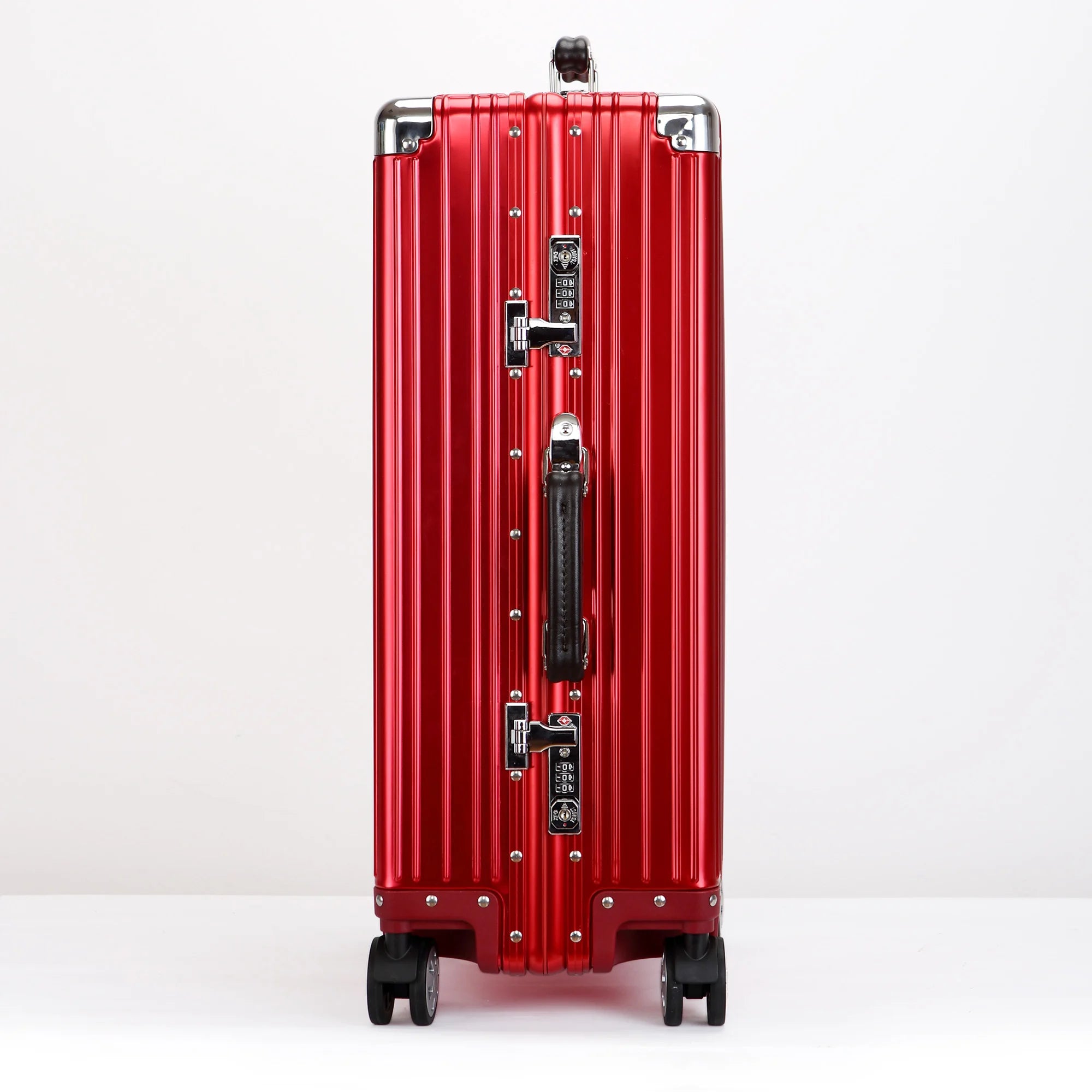 All Aluminum-magnesium Alloy Travel Suitcase High Quality Rolling Luggage 20/24/26/29'' Retro Trolley Case Bag Carry-On Boarding