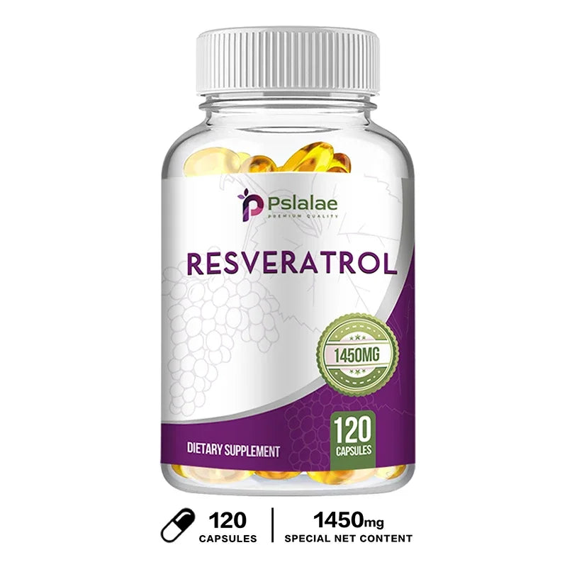 Pslalae Trans-Resveratrol Complex — Antioxidant & Skin Support (120 Capsules)