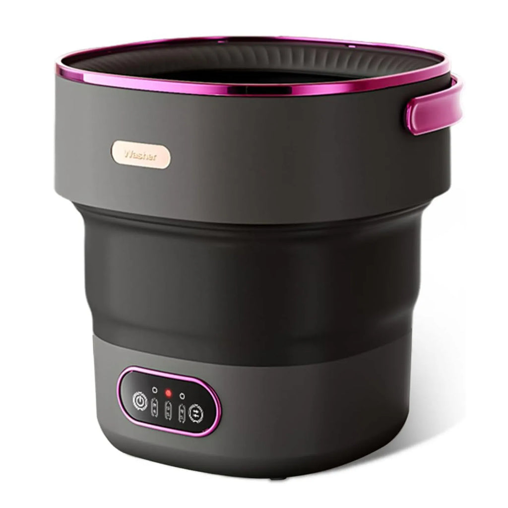 Portable Washing Machine 13L Foldable Mini Washer with with 4 Modes and Spin Basket Deep Cleaning of Underwear Baby Clothes