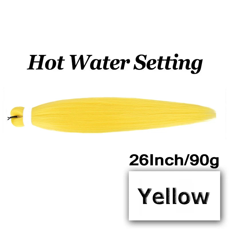 Braiding Hair Pre-stretched 26 Inch Hair Extensions for Afro Crochet Braids Synthetic Hair DIY Purple Pink Peach Red Jumbo Braid