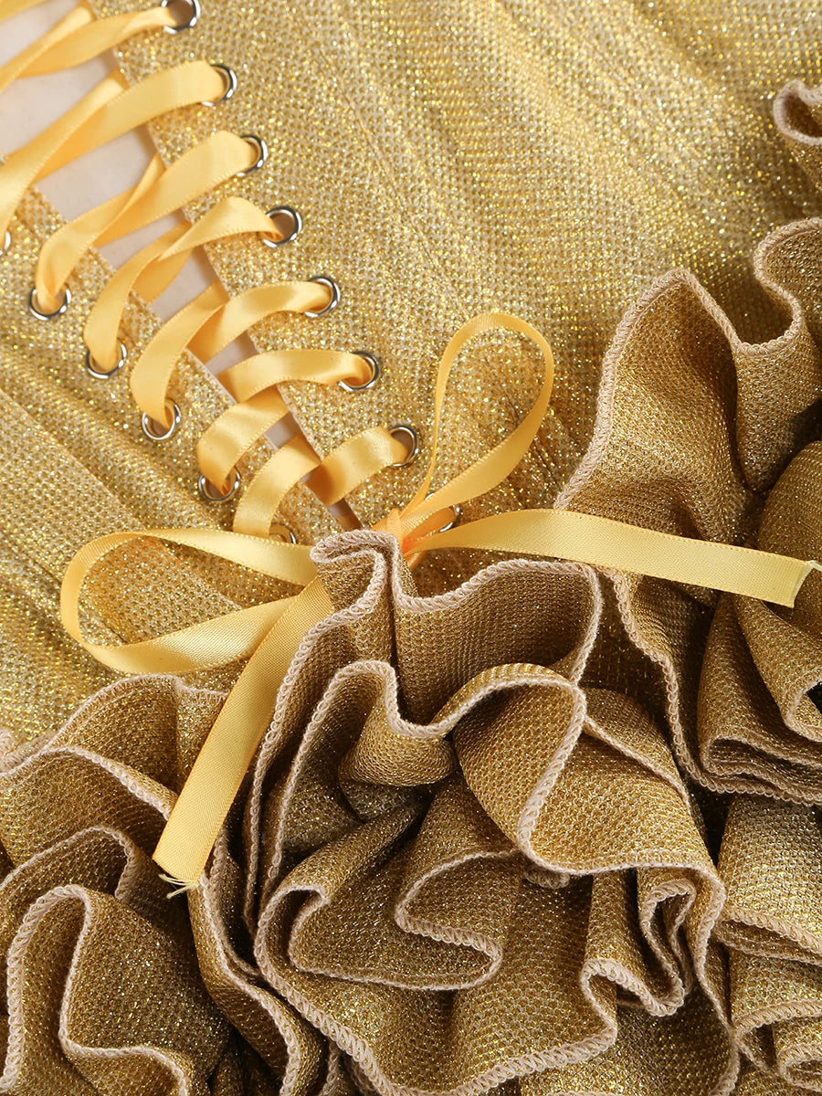 VC Christmas Dress Strapless Backless Red Structured Floral Embellished Mini Length Bodycon Celebrity Party Cocktail Dress