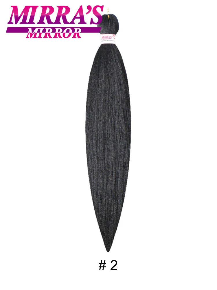 Synthetic Pre Stretched Braiding Hair Easy To Make Senegalese Box Braid Natural Soft Hair Bundles Blue Red Yellow Pink Braids