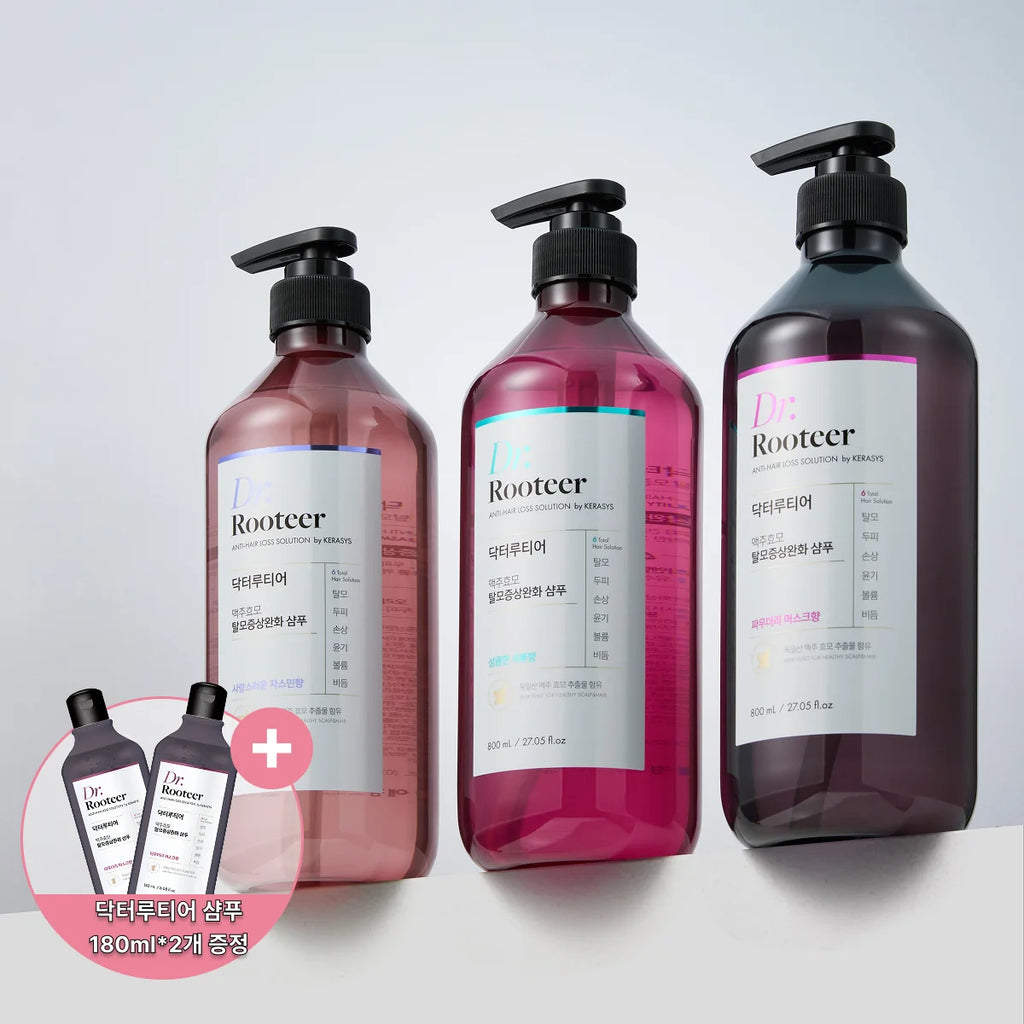 Dr.Rooteer Beer Enema Hair Loss Shampoo 800ml + 180ml Additional Care!