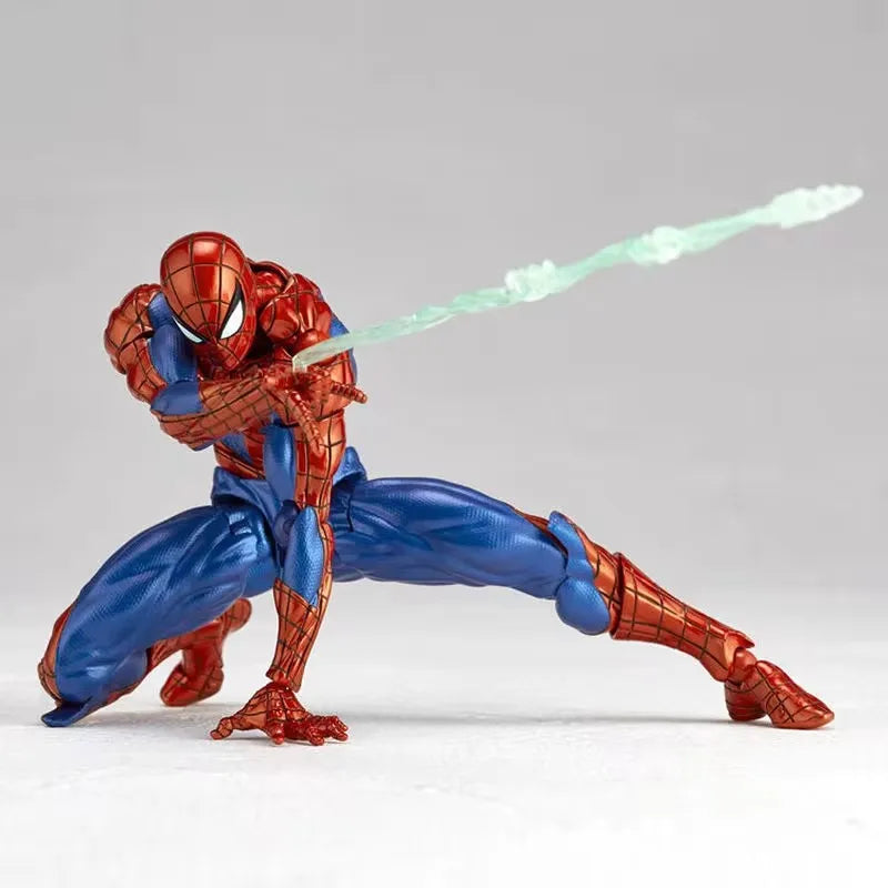 Revoltech Spider-Man Ver. 2.0 | Miles Morales & Peter Parker Collectible Action Figure 16 cm