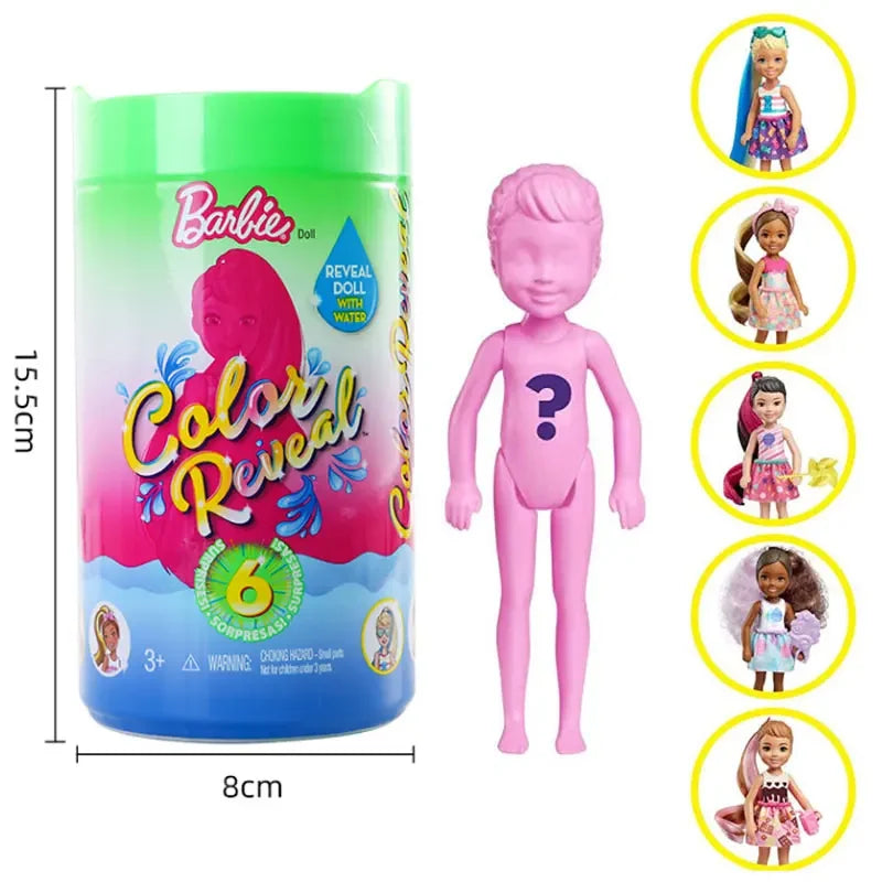 Original Barbie Color-Changing Chelsea Doll | Warm Water Surprise Toy with Belt & Accessories (GTP53 / GTP42 / GPD41)