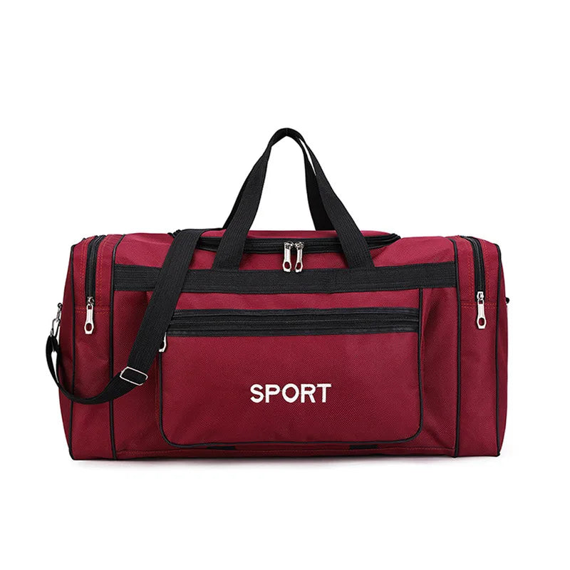 Women Men Nylon Travel Duffel Bag Carry On Luggage Bag Men Tote Large Capacity Weekender Gym Sport Holdall Overnight Bag Pouches