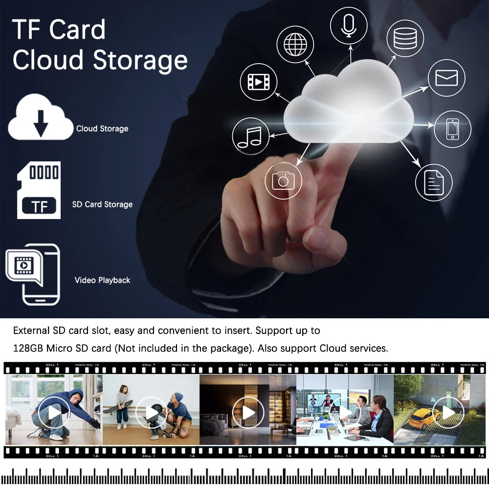 50X 30X Optical Zoom 5MP PTZ Security Camera Outdoor Waterproof Wifi PTZ IP Camera Color Night Vision CCTV Human Detection ICSEE