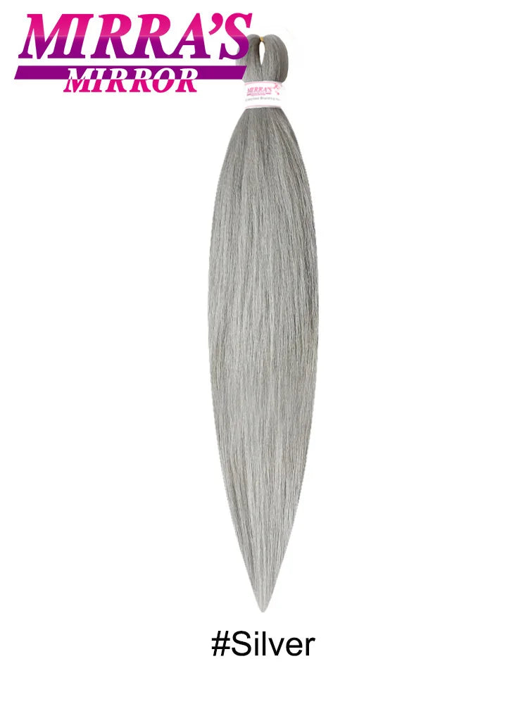 Synthetic Pre Stretched Braiding Hair Easy To Make Senegalese Box Braid Natural Soft Hair Bundles Blue Red Yellow Pink Braids